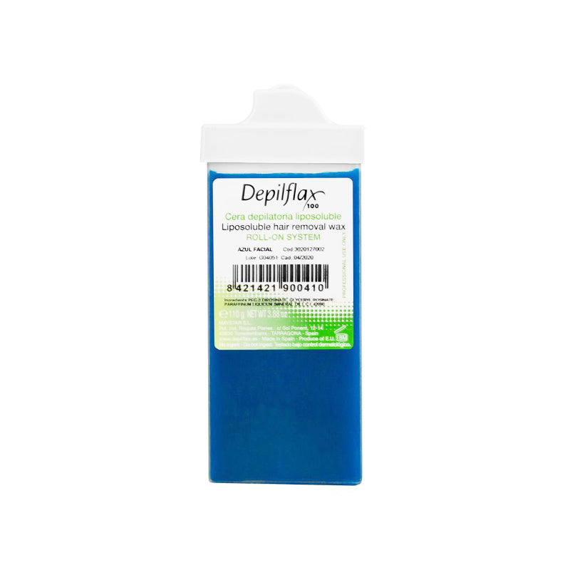 Depilflax vosak za depilaciju lica plavi 110 g