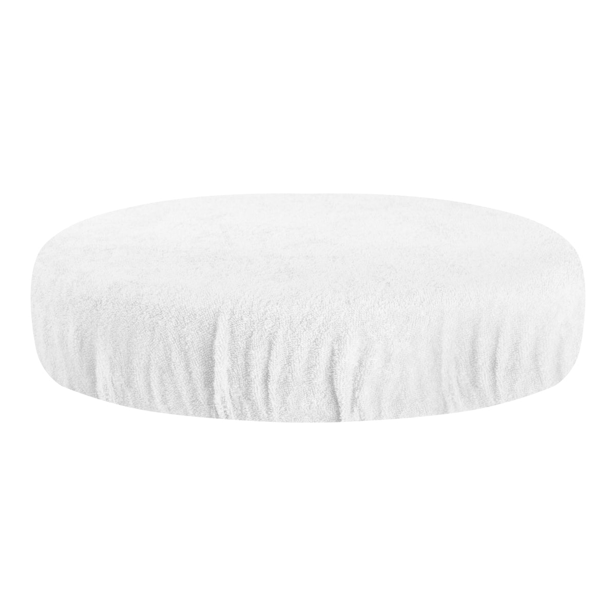 FROTTEEBEZUG FÜR HOCKER WEIß