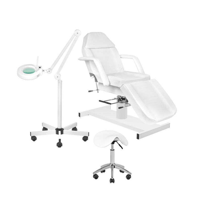Set fotelja 210 + LED lampa s povećalom S5 + stolac 302