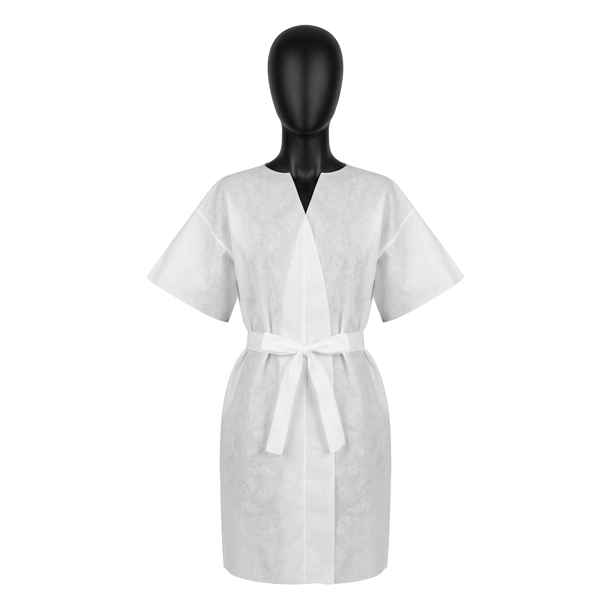 Disposable short sleeve bathrobe