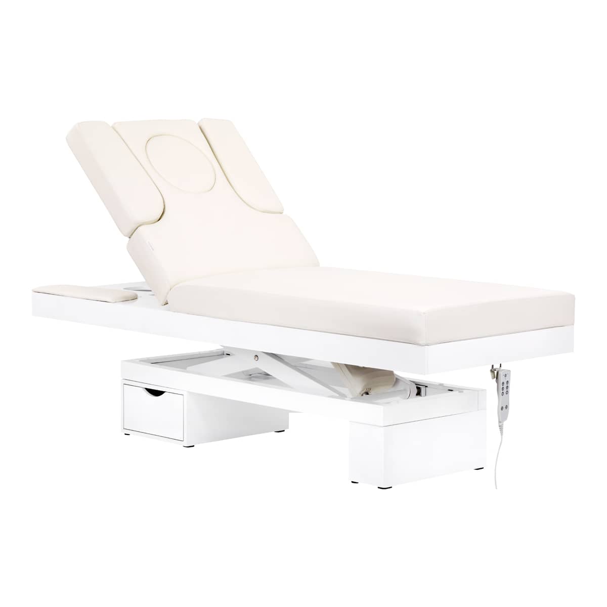 Spa kozmetička sofa azzurro 815b u sjajno bijeloj boji