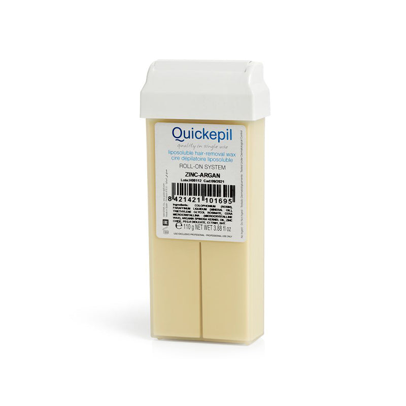 Quickepil depilacijski vosak rola cink-argan 110 g