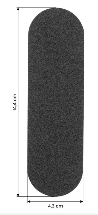 Replaceable papers for metal grater FS-15 10 pcs, 100 grit