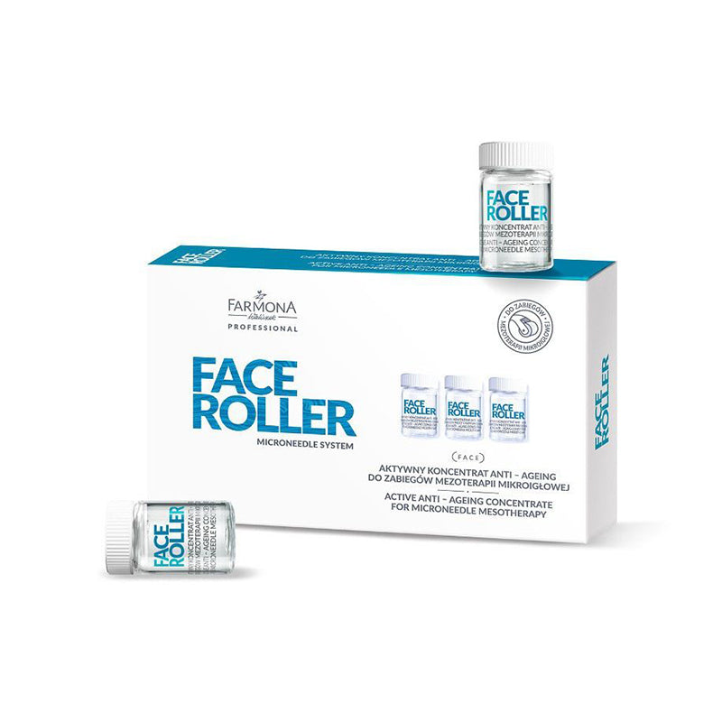 Farmona Face Roller aktivni koncentrat za lice protiv starenja za tretmane mezoterapije mikroiglama 5x5 ml