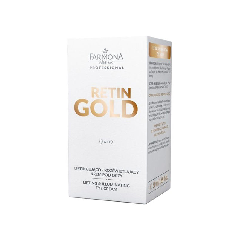 Farmona Retin Gold krema za lifting i posvjetljivanje područja oko očiju 50 ml