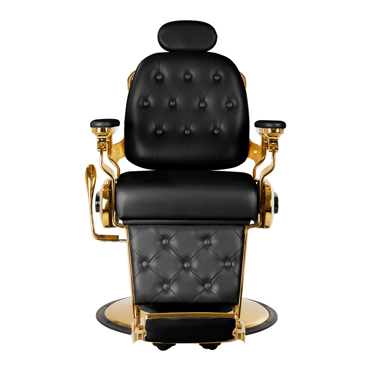 Gabbiano Barber Chair Grancesco black and gold