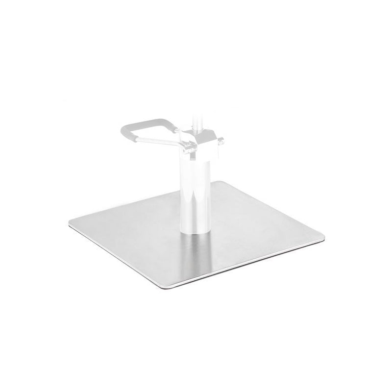 Fuß für Friseurstuhl quadratisch inox l009