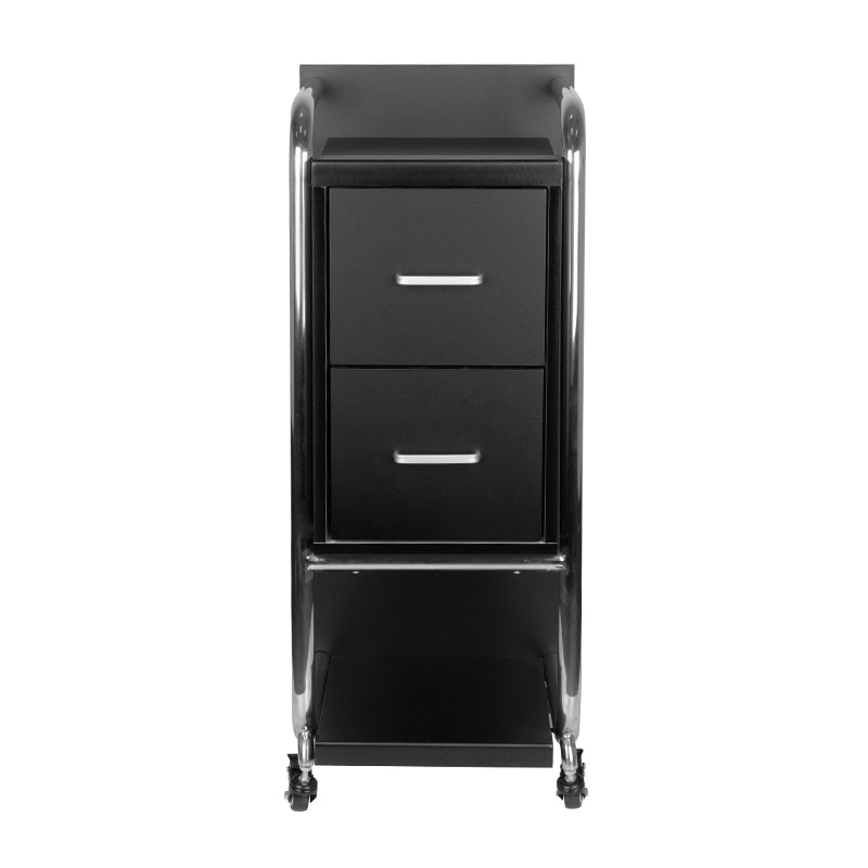 Gabbiano Friseurassistentin Solo silber – schwarz