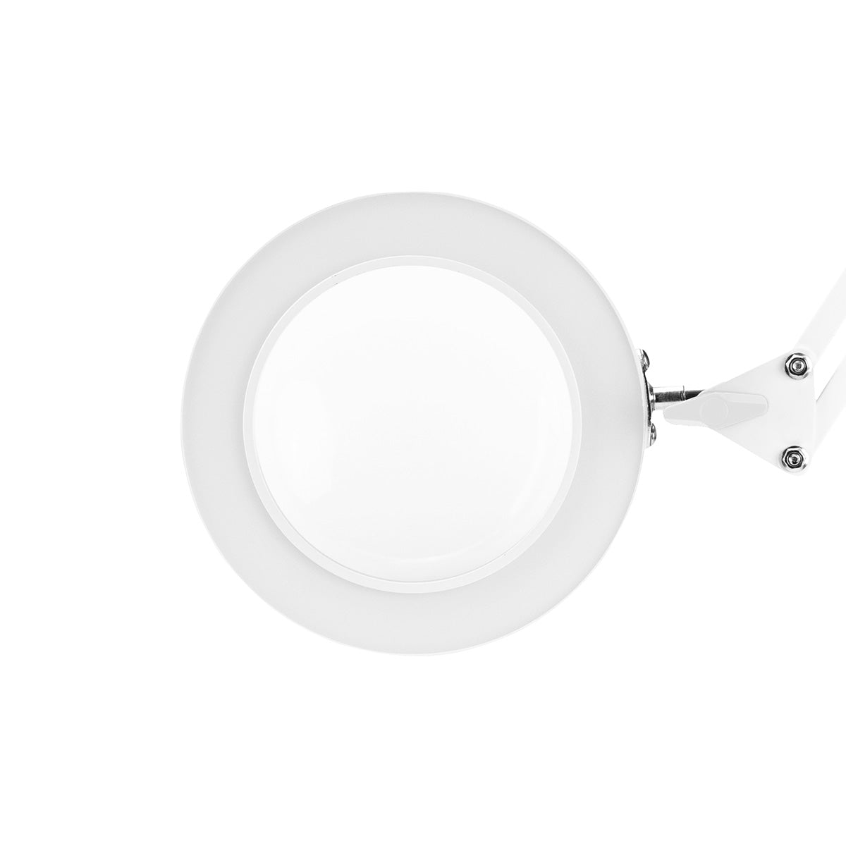 BIJELA LED STOLA S POVEĆALOM 308