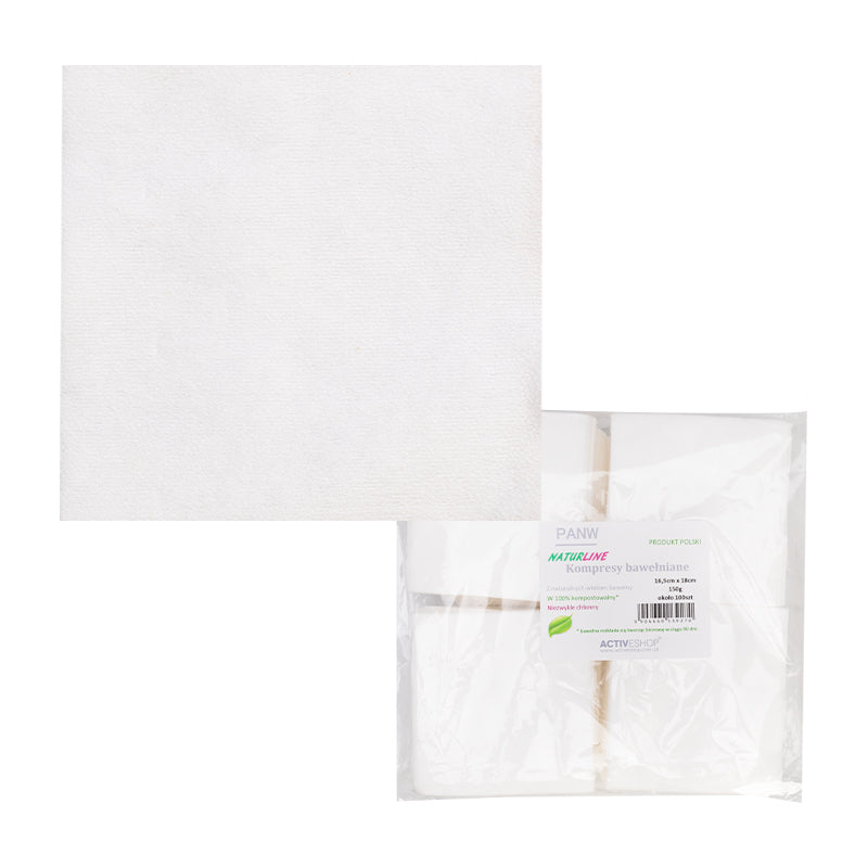 PAMUČNE KOMPRESE NATURLINE 150G 16,5 cm x 18 cm