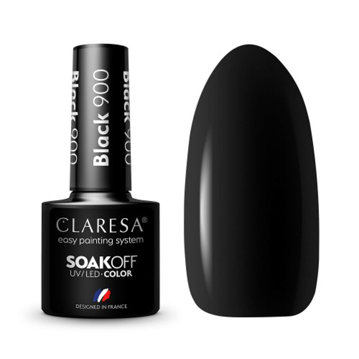 CLARESA hibridni lak za nokte CRNI 900 - 5 g