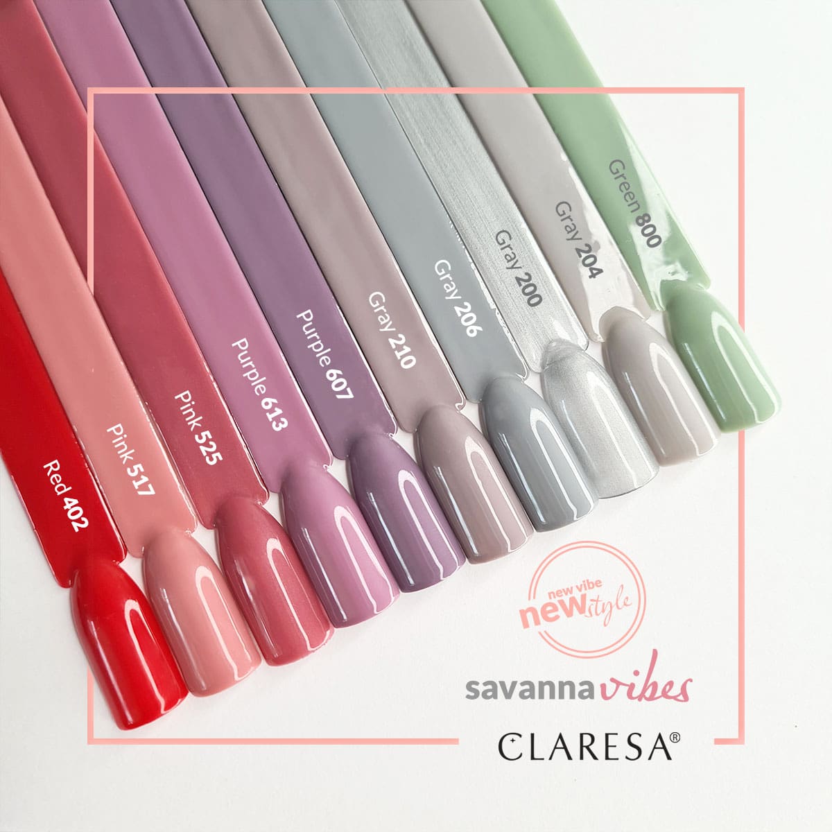 CLARESA Gel Politur GRÜN 800 -5g