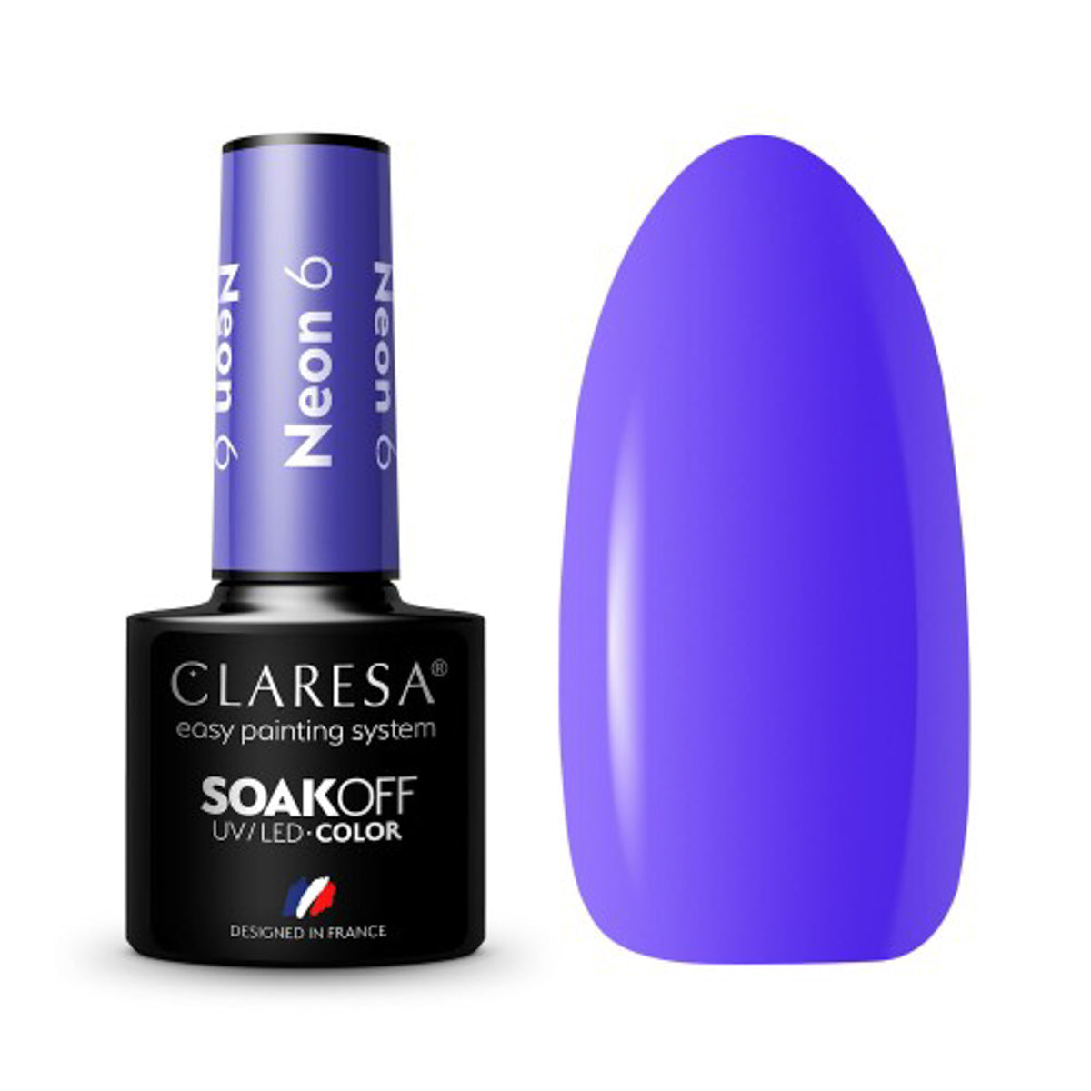 CLARESA hibridni lak za nokte NEON 6 - 5 g