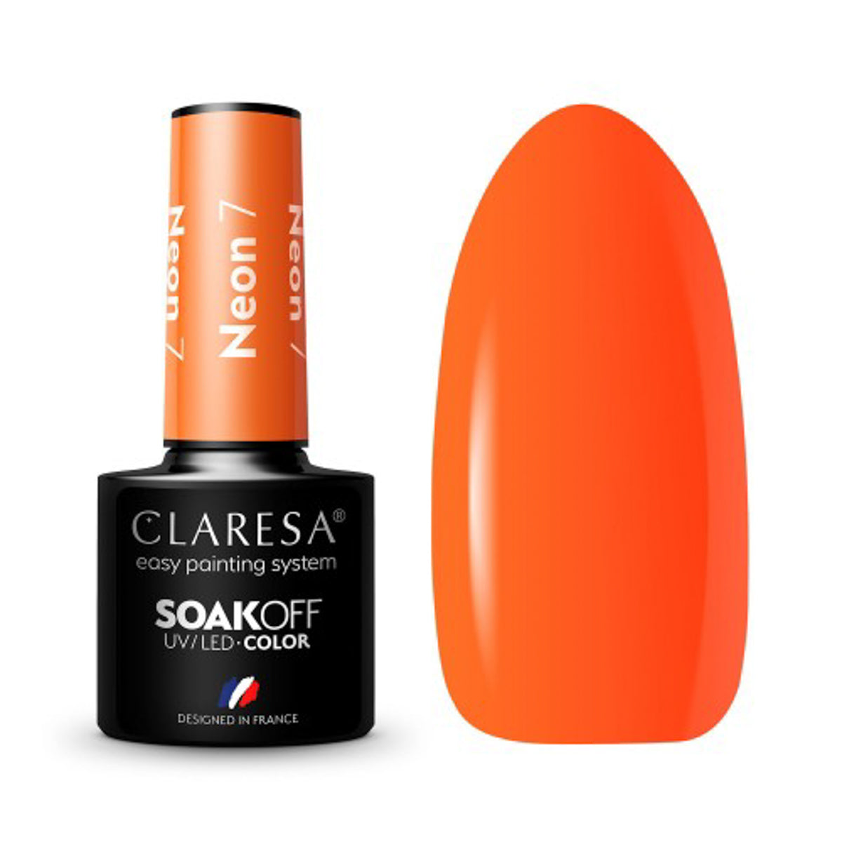 CLARESA hibridni lak za nokte NEON 7 - 5 g