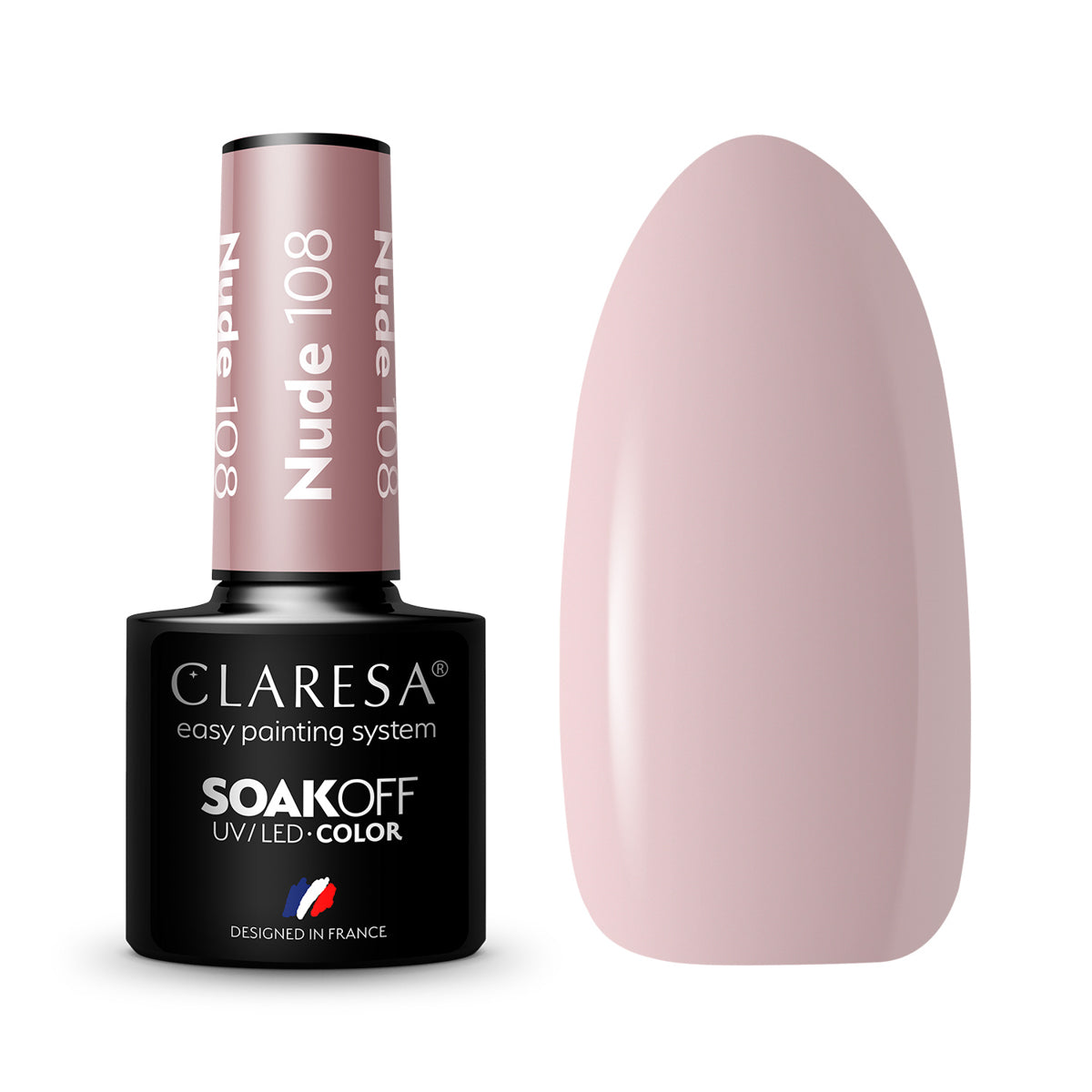 CLARESA hibridni lak za nokte NUDE 108 - 5 g