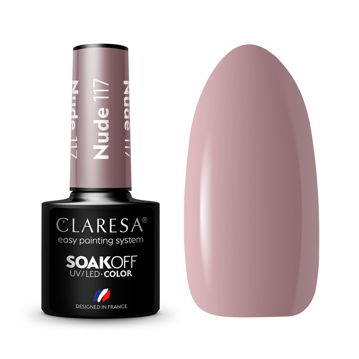 CLARESA Gel Politur NUDE 117 -5g