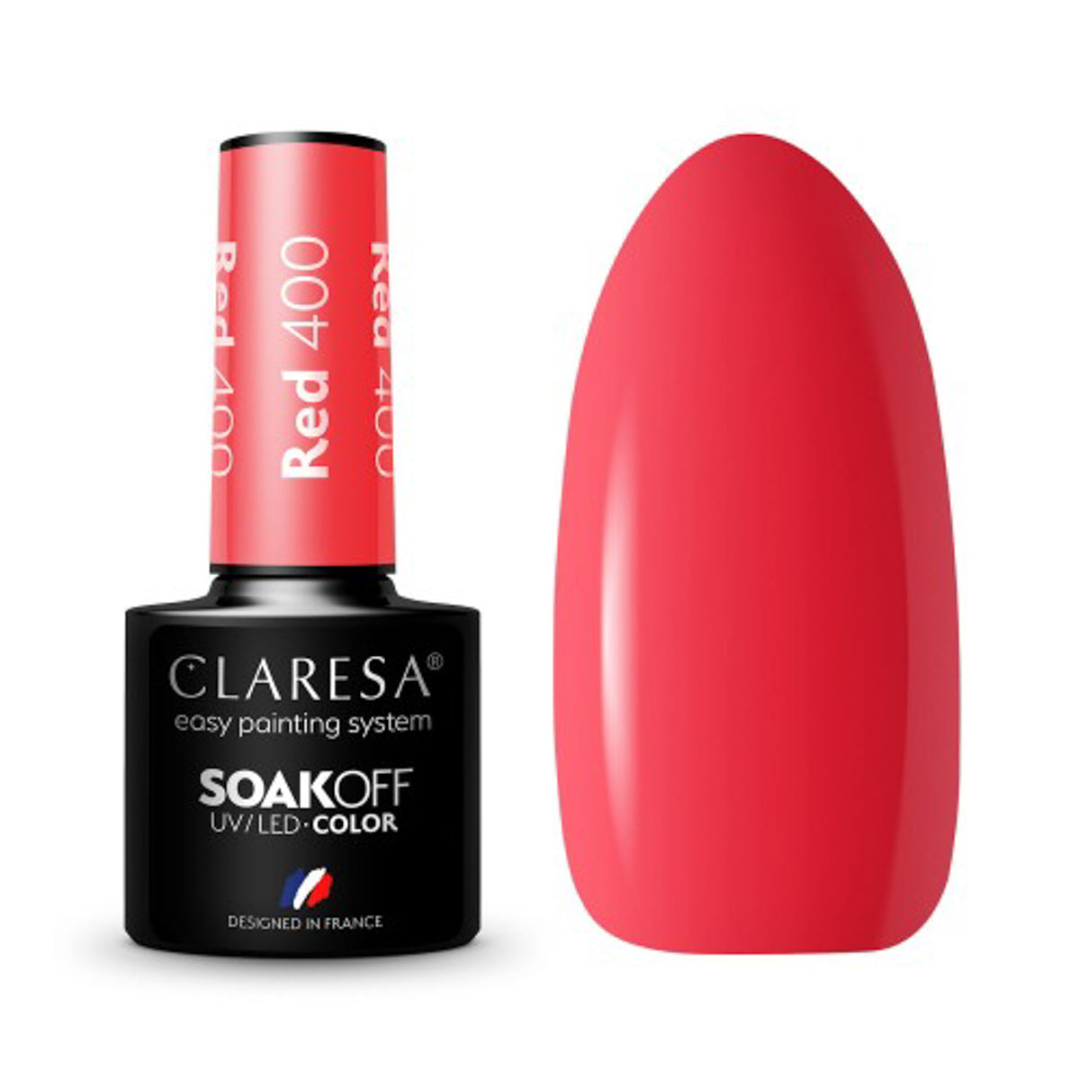 CLARESA hibridni lak za nokte CRVENI 400 - 5 g