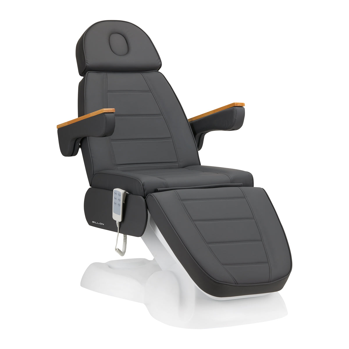 Electric cosmetic chair SILLON Lux 273b 3 actuators gray