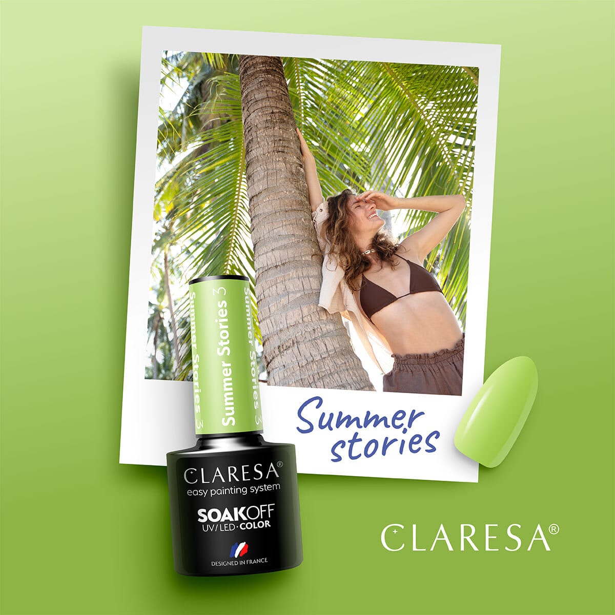 CLARESA hibridni lak SUMMER STORIES 3 - 5 g
