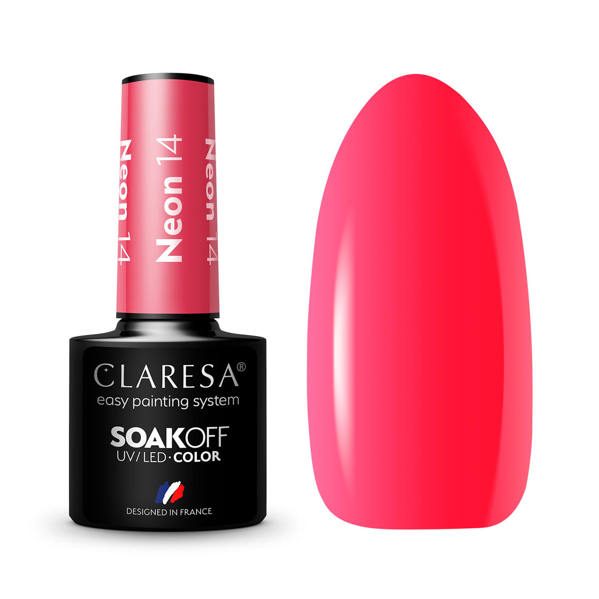 CLARESA hibridni lak za nokte NEON 14 - 5 g