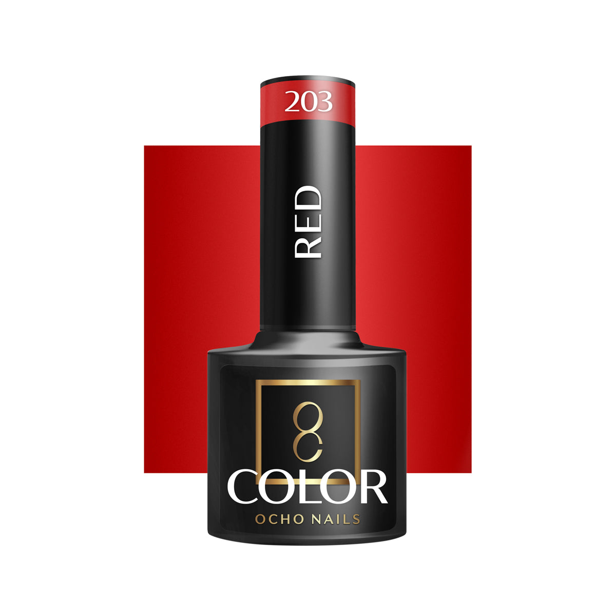 OCHO NAILS Hybrid-Nagellack red 203 -5 g