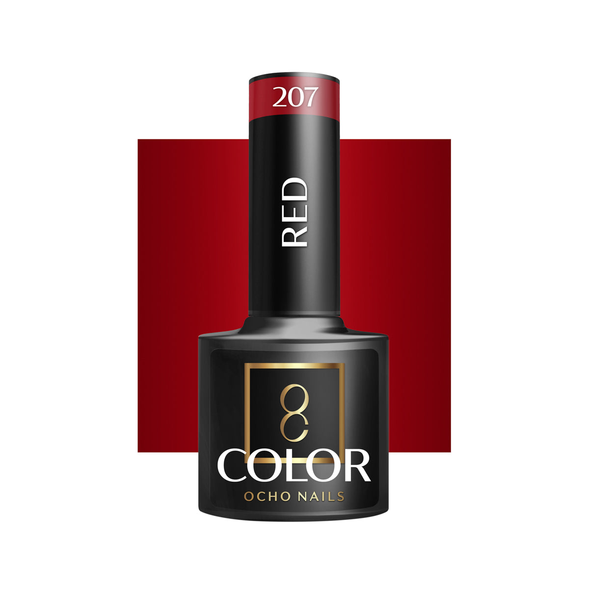 OCHO NAILS Hibridni lak za nokte crveni 207 - 5 g