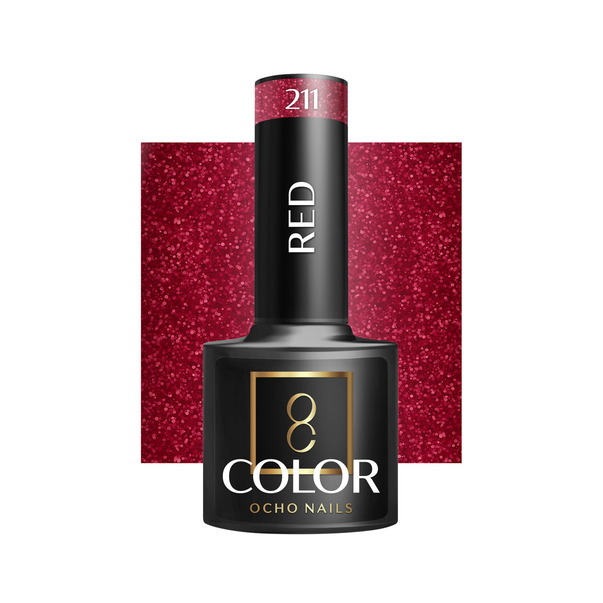 Ocho Nails Hybrid-Nagellack rot 211 -5 g