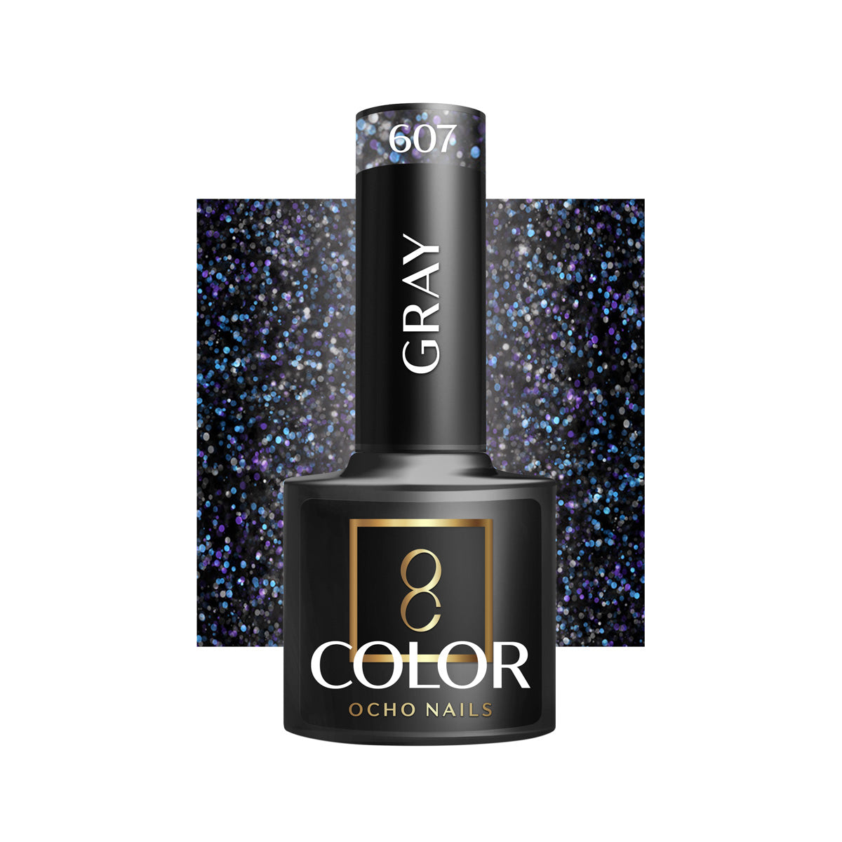 OCHO NAILS Hybrid-Nagellack gray 607 -5 g