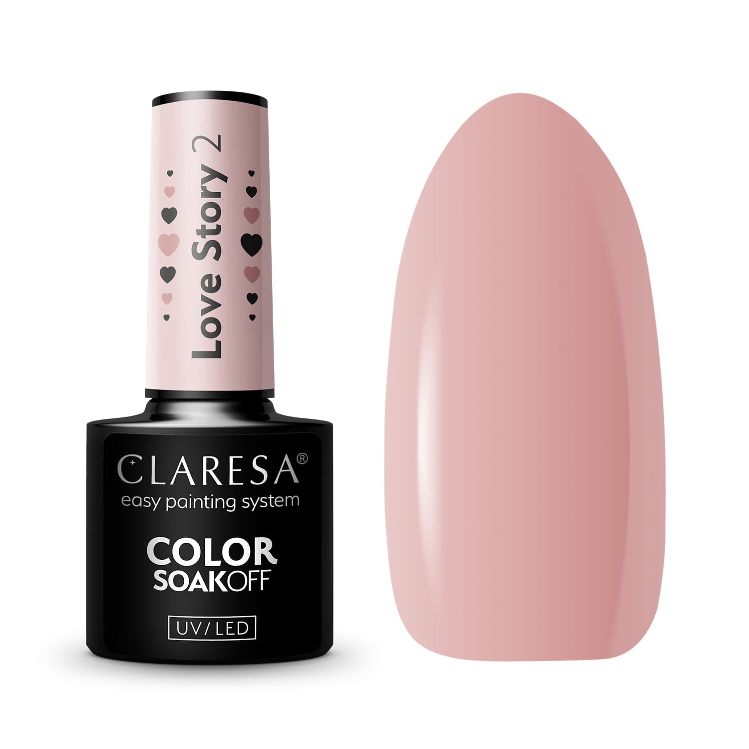 CLARESA hibridni lak LOVE STORY 2 - 5 g