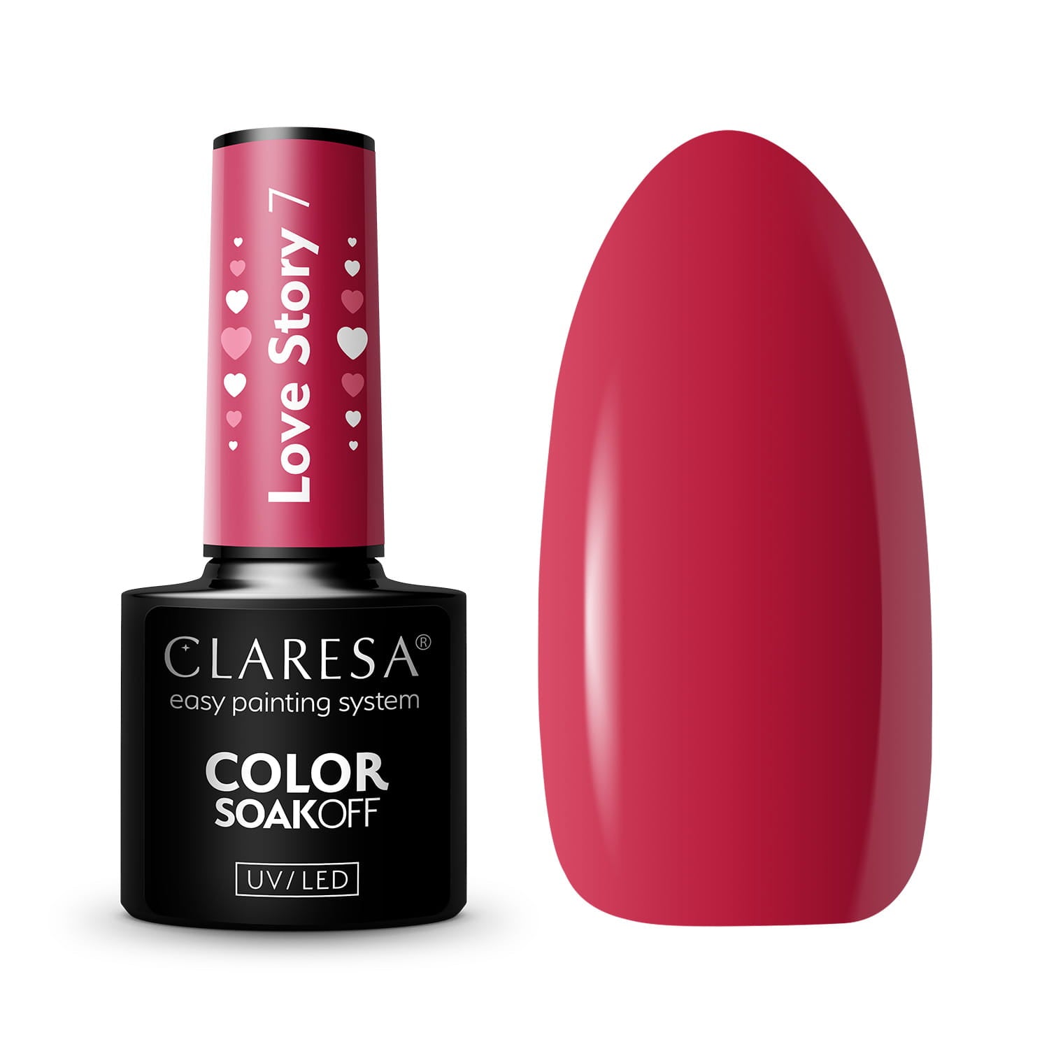 CLARESA hibridni lak LOVE STORY 7 - 5 g