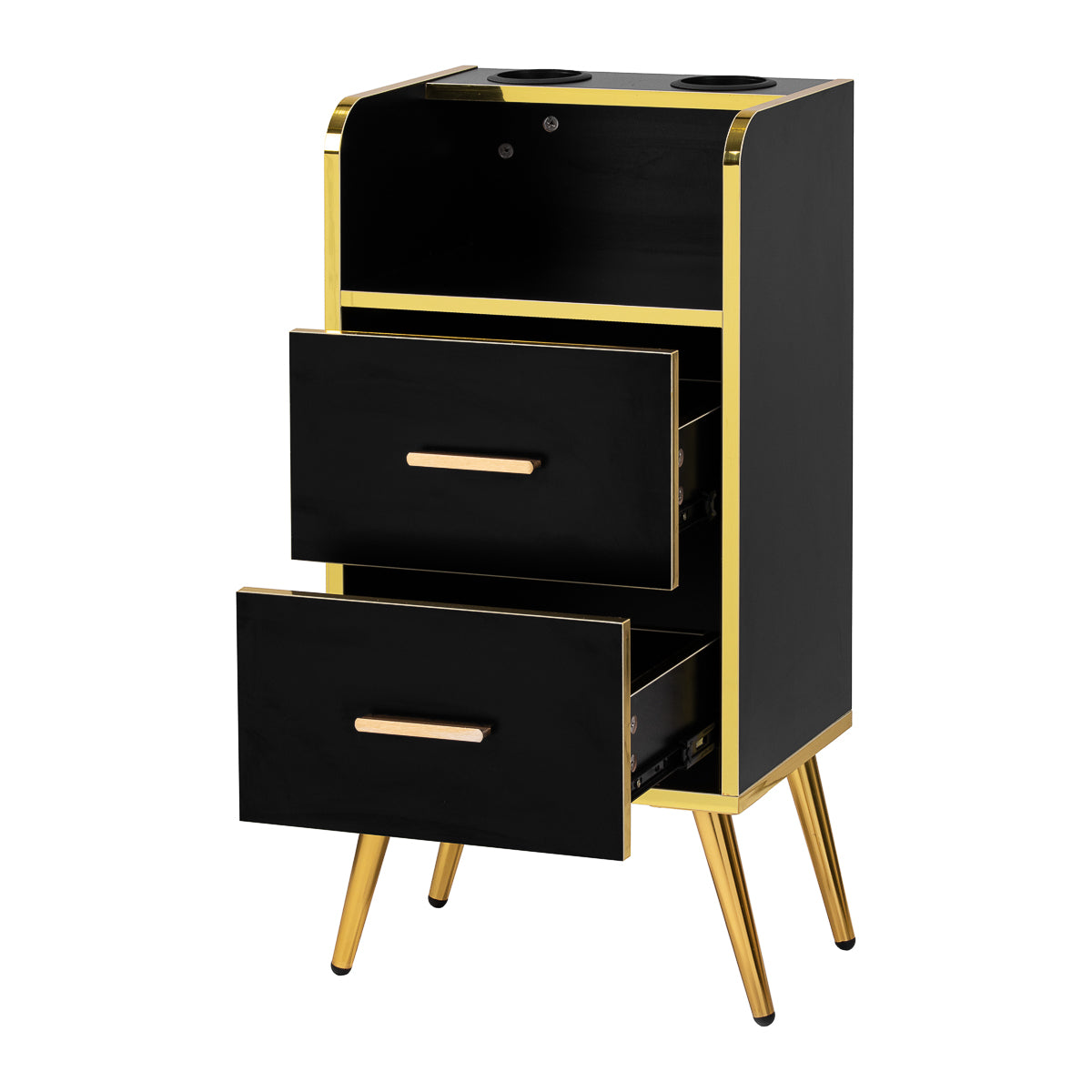 Friseurhelfer Gabbiano Trix Gold Schwarz