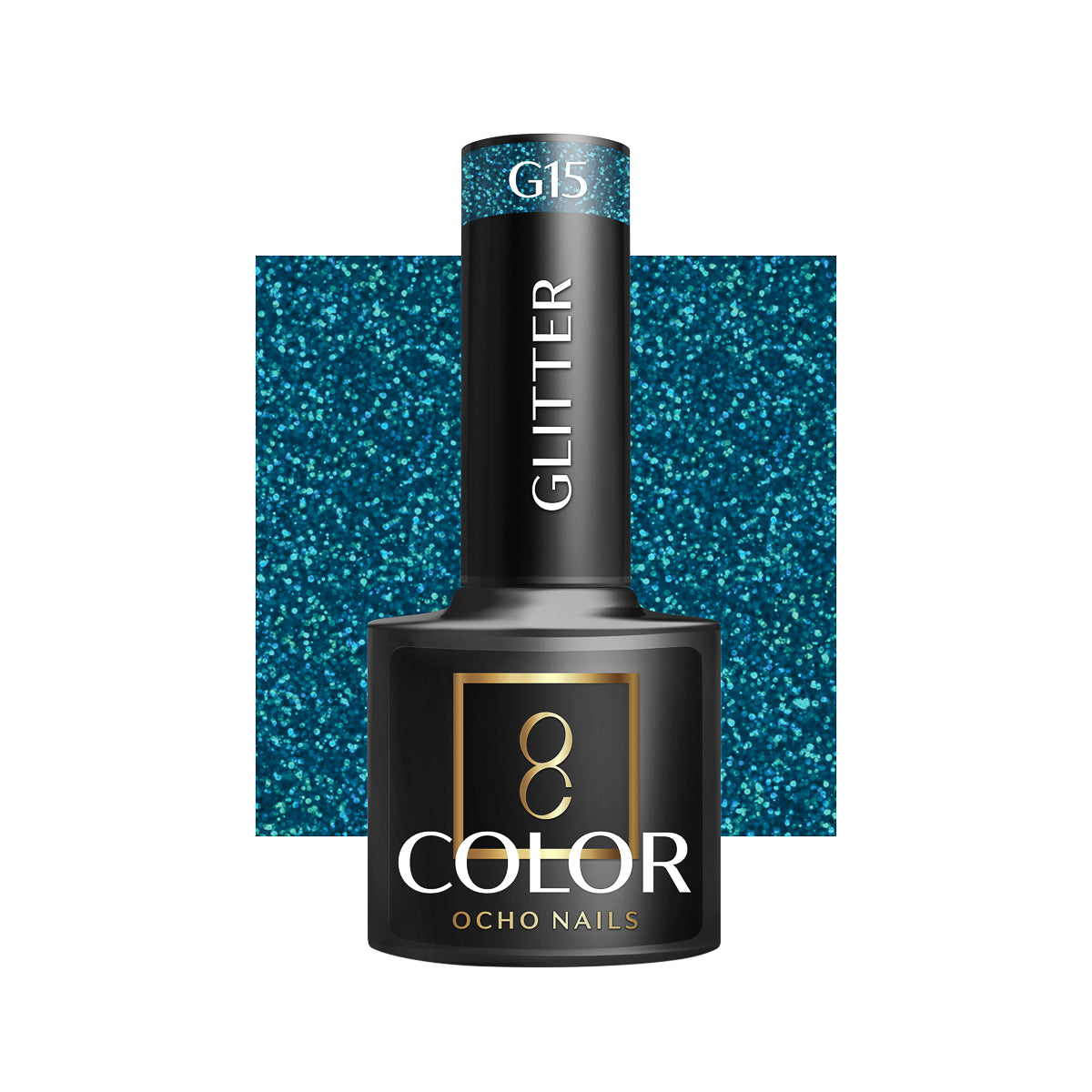 OCHO NAILS Hibridni lak za nokte Glitter G15 - 5 g