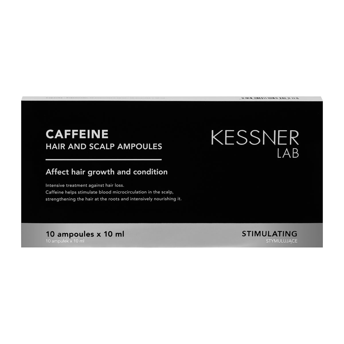 Set fleksibilnih četki za kosu O-327 ljubičasta i Kessner Lab kofeinske ampule