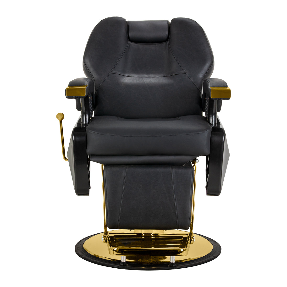 Hair System New York Barberstuhl schwarz gold