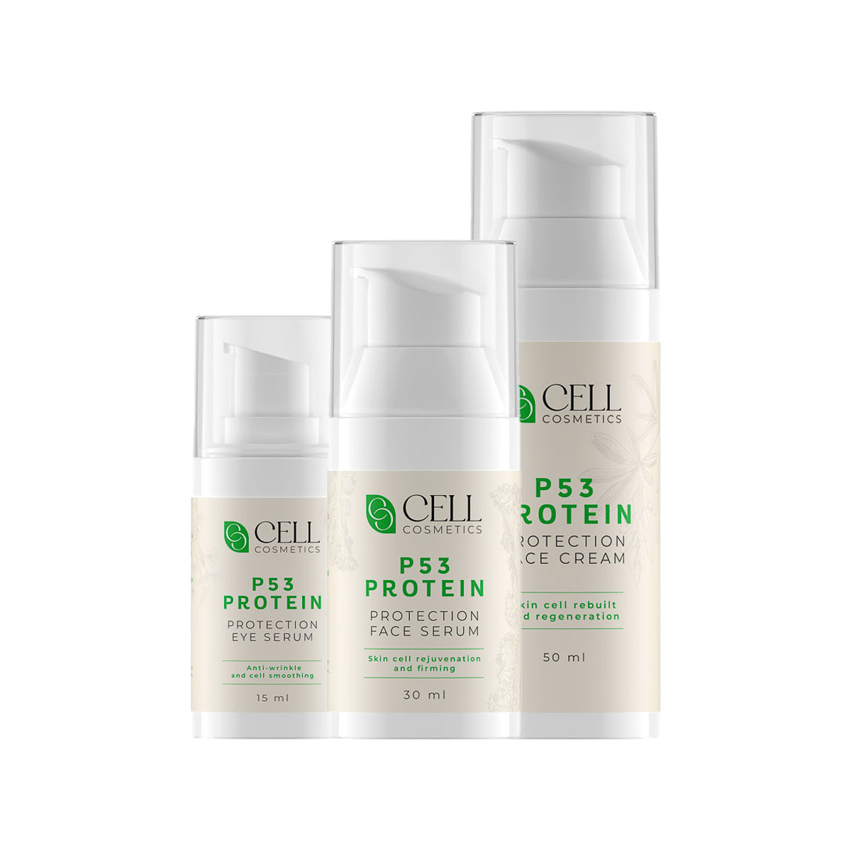 CELL COSMETICS Face Serum – P53 Protein – Konzentriertes Gesichtsserum 30 ml