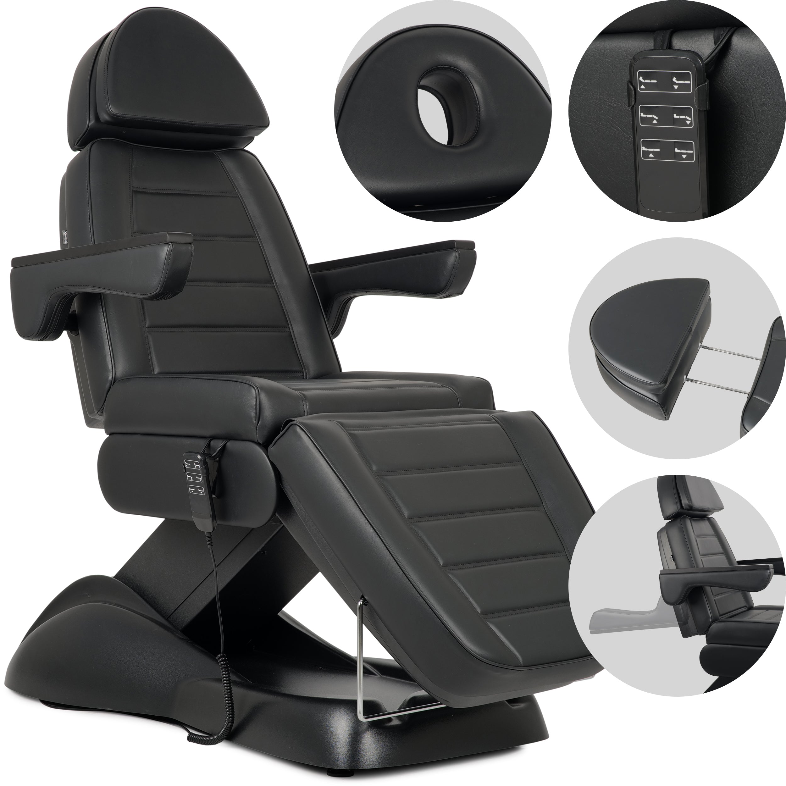 Electric beauty chair Leo PRO 4 Comfy Base k515 black