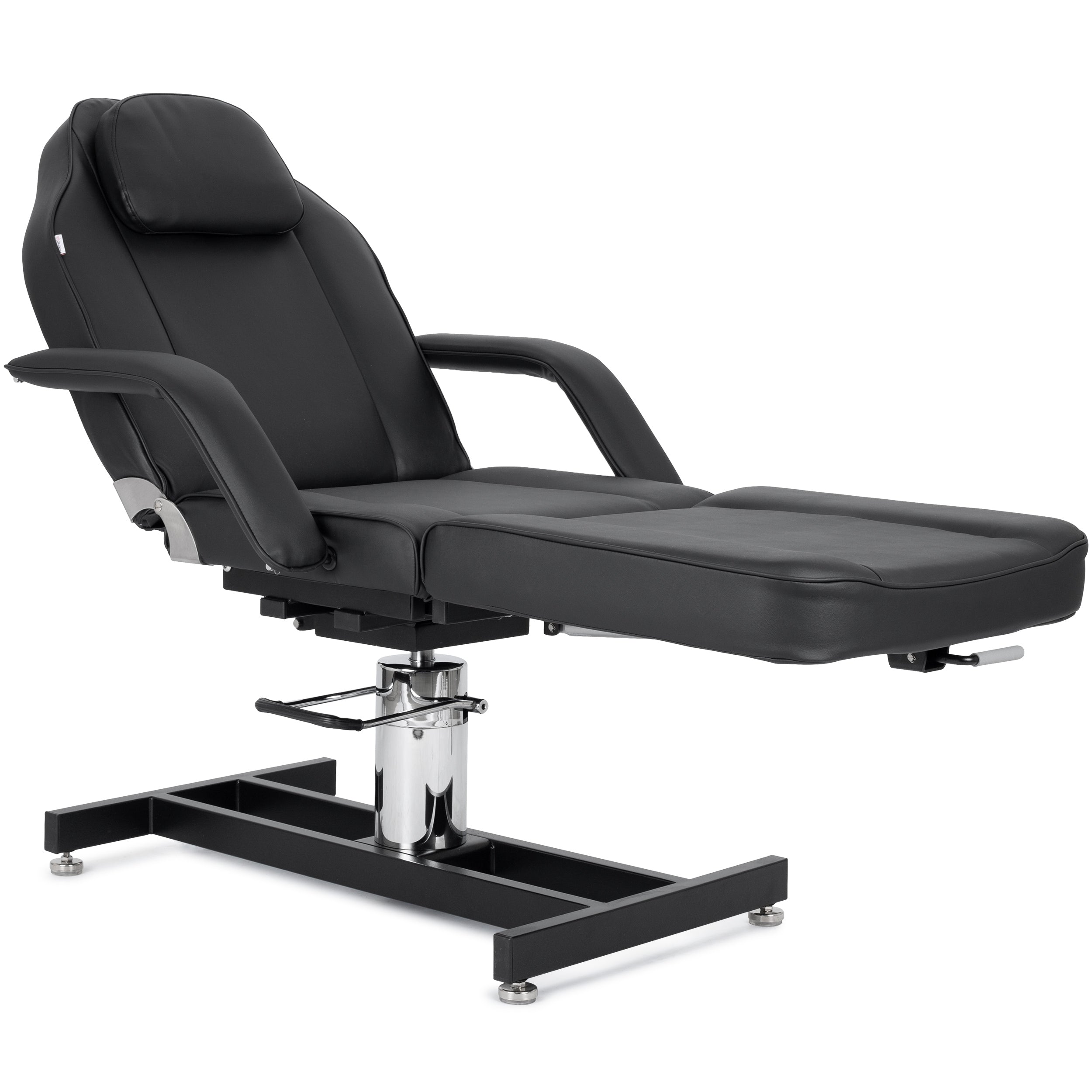 Theo Nero beauty chair – pneumatic & hydraulic adjustment, black
