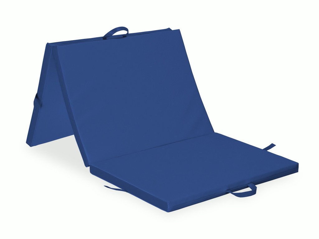 Trodijelni sklopivi madrac 195 x 85 x 5 K012 tamnoplavi