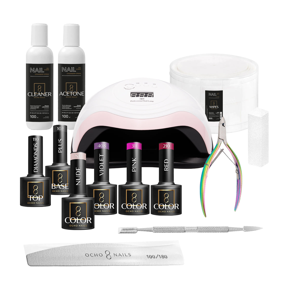 OCHO NAILS hibridni početni set 1