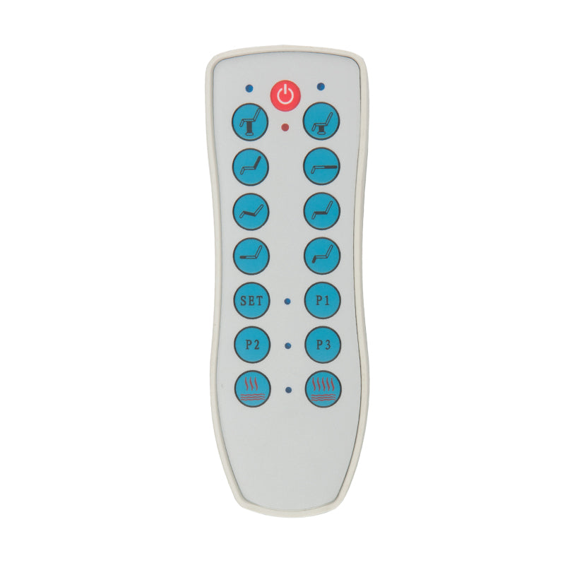 Elektrische kosmetikliege azzurro 708a 4 motoren weiss beheizbar