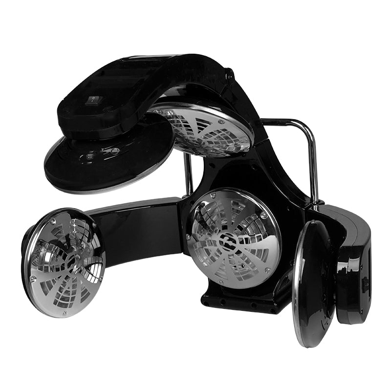 Gabbiano Infrarothaube Trockenhaube mit Wandarm 868a schwarz