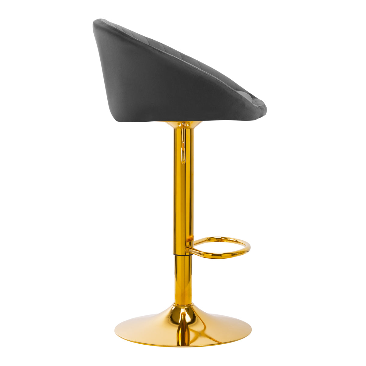 4Rico Bar Hocker QS-B16G baršunasto siva