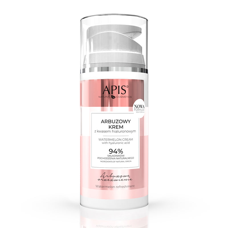 APIS WATERMELON REFRESHING, MOISTURIZING CREAM WITH WATERMELON AND HYALURONIC ACID 100 ML