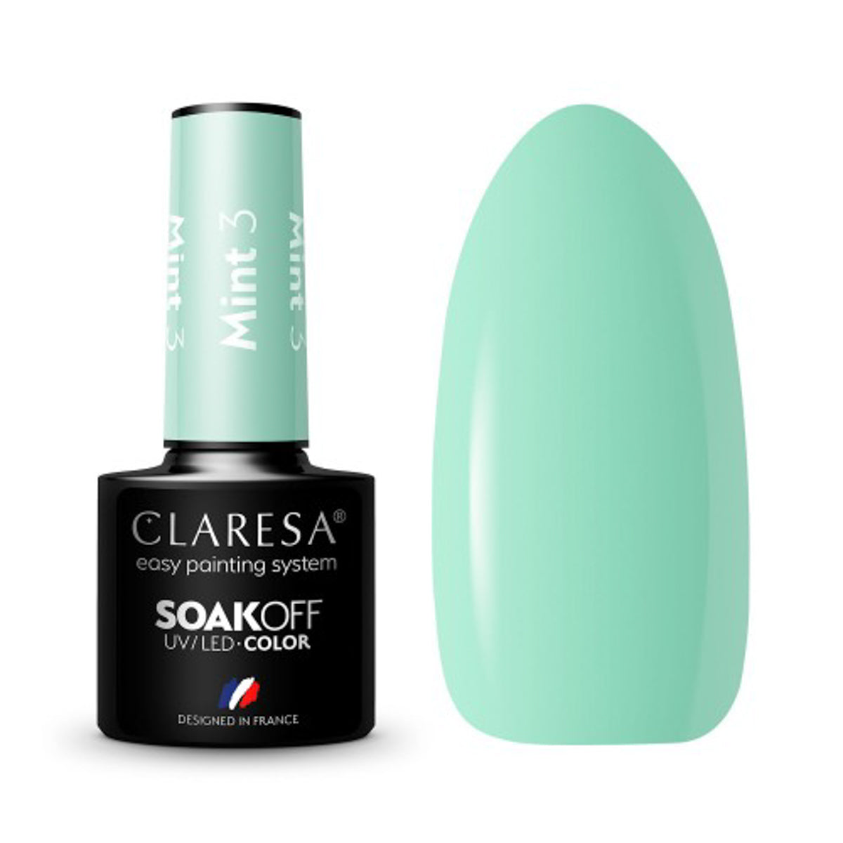 CLARESA Gel Politur MINT 3 -5g