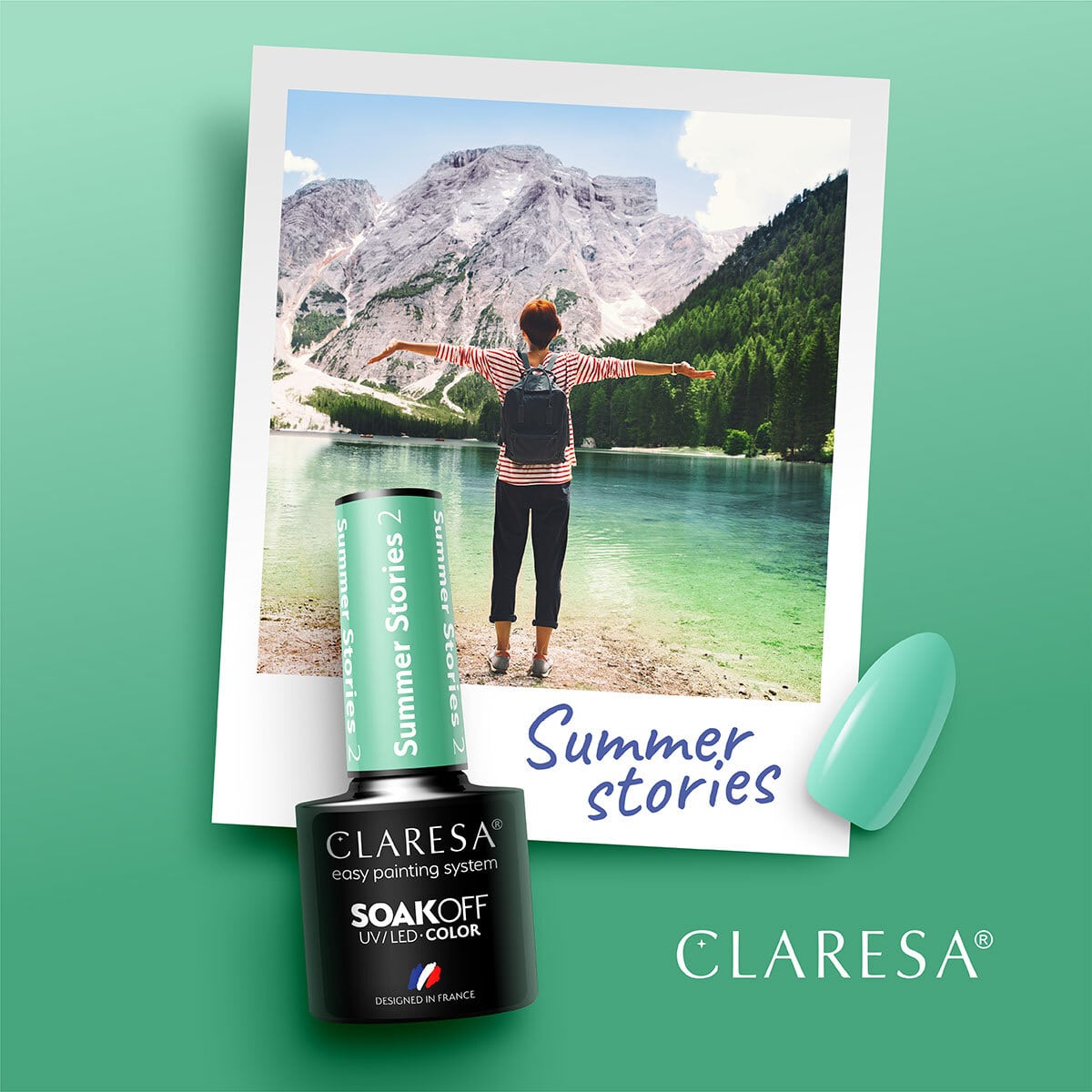 CLARESA hibridni lak SUMMER STORIES 2 - 5 g