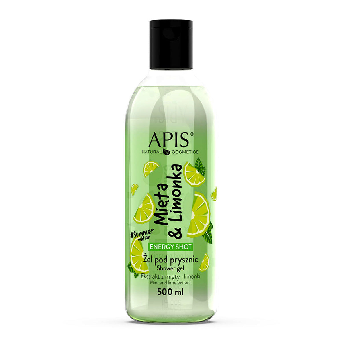 Apis Energy Shot, gel za tuširanje Mieta & Lime 500 ml