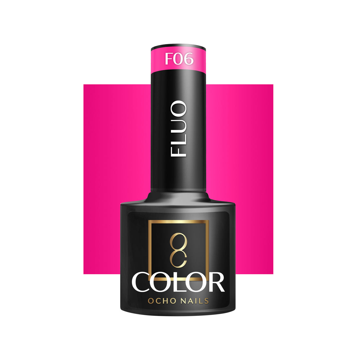 OCHO NAILS Hibridni lak za nokte Fluo F06 - 5 g