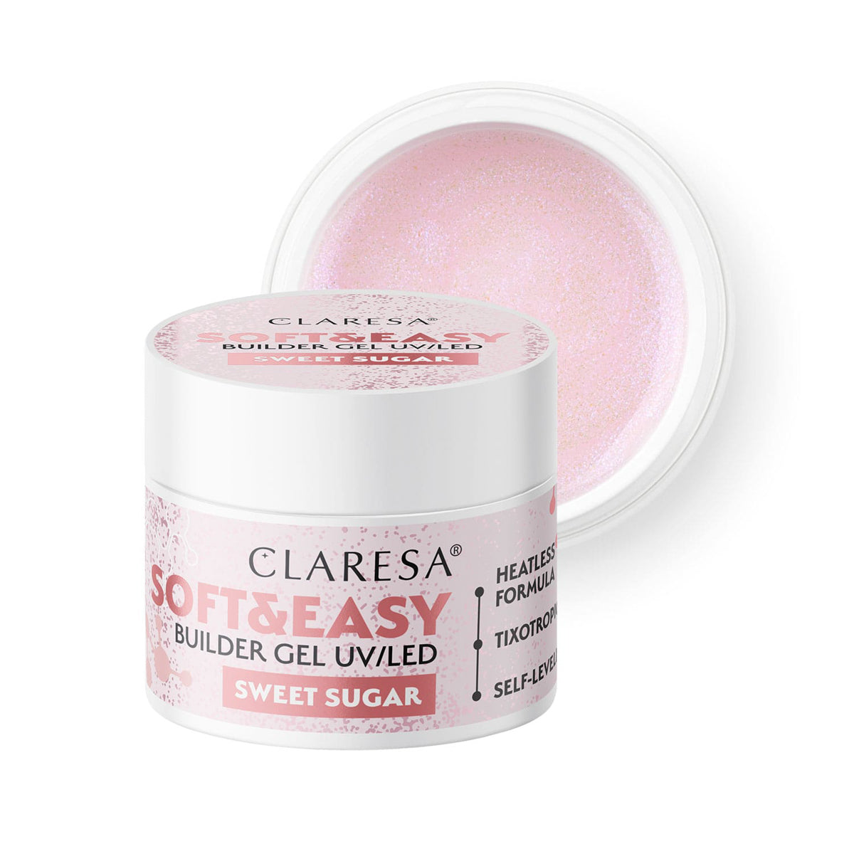 Claresa Aufbaugel Soft&Easy Gel süßer Zucker 45g
